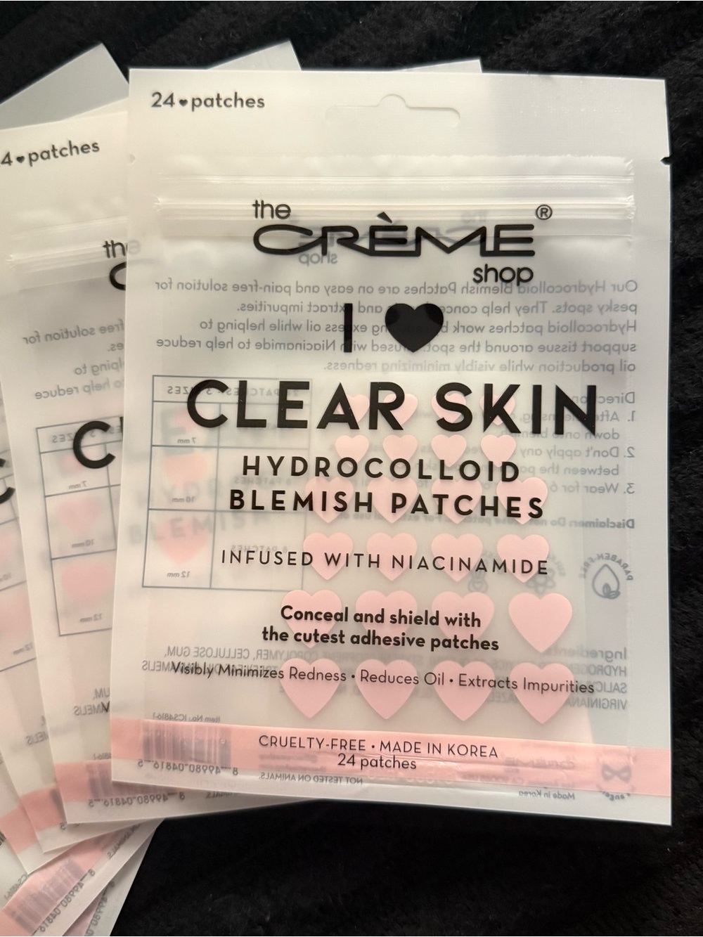 The Crème Shop Clear Skin Hydrocolloid Blemish Patches — Pink